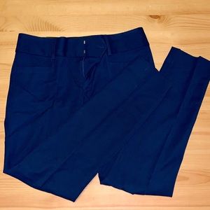 Banana Republic Jackson Fit Slim Ankle Navy Pants